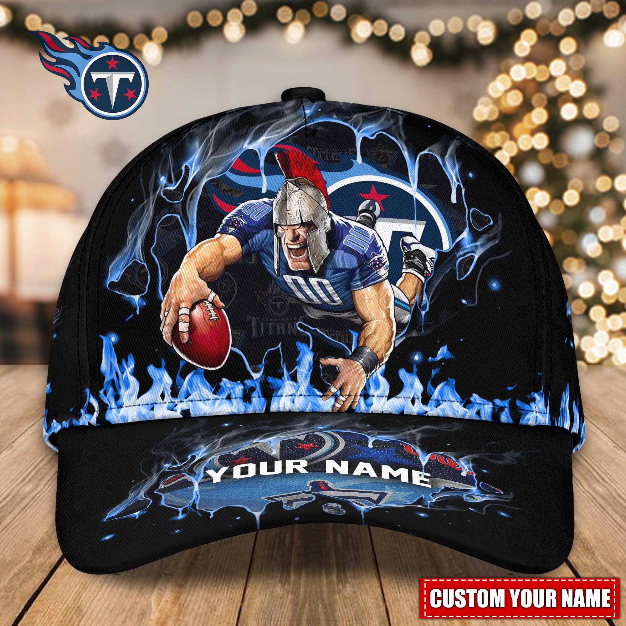 Tennessee Titans Custom Name Classic, Baseball Caps Q-47617