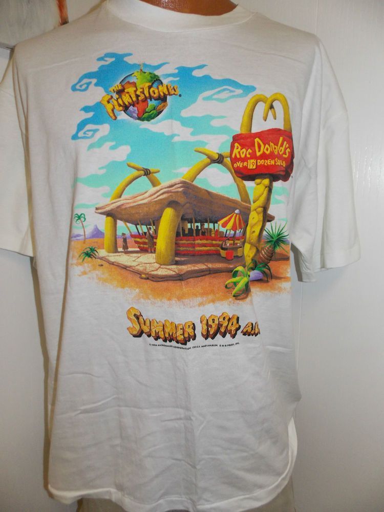 Vintage Flintstones 1994 Mcdonalds Shirt