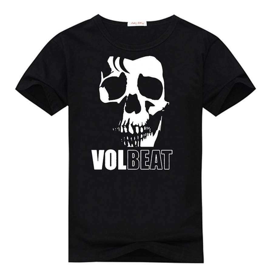 Fashion Men’s Summer T-shirt Men’s Printed Volbeat Poster T Shirts By Anedreabe Men Cotton T Shirt