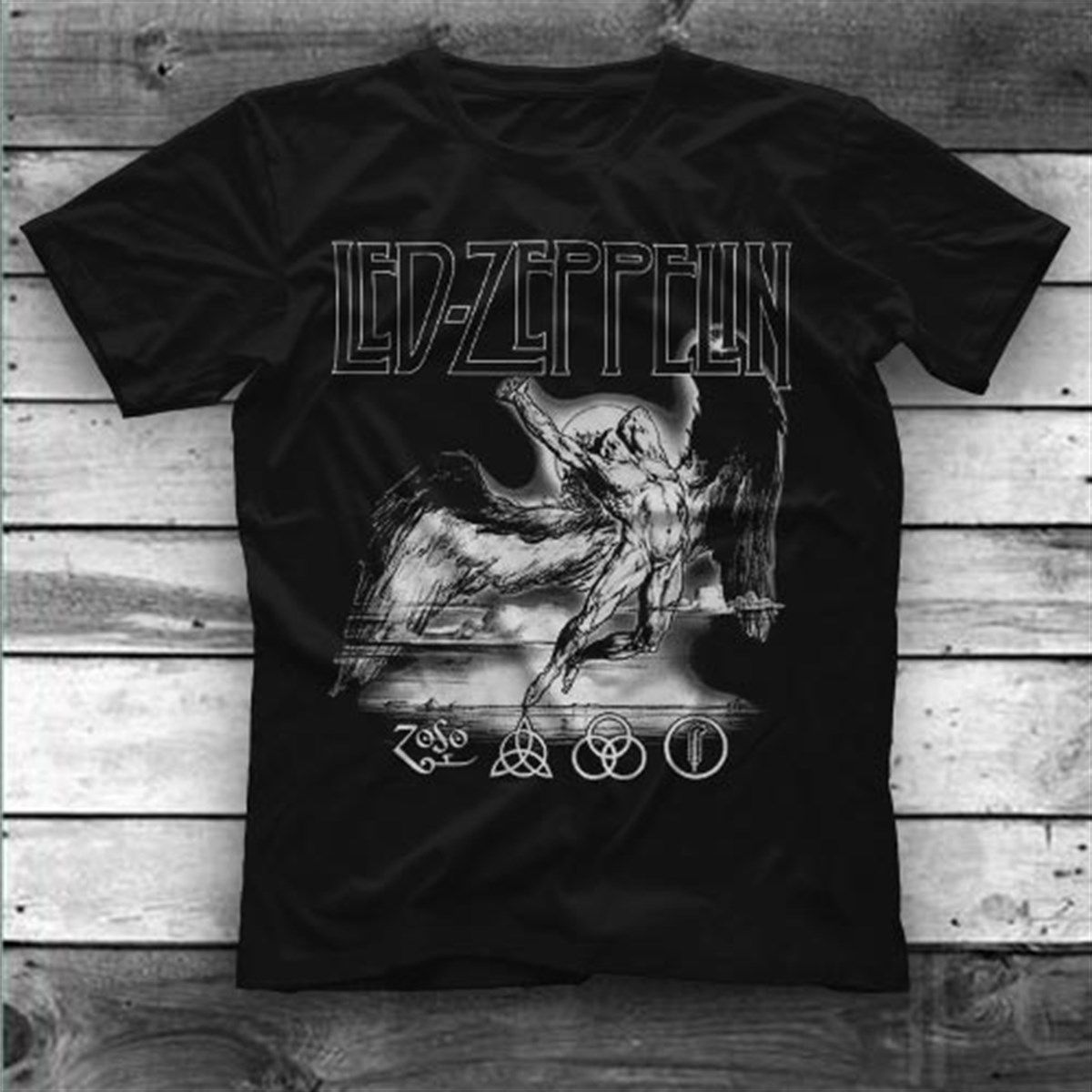 Led Zeppelin Black Shirt - Love Art USA