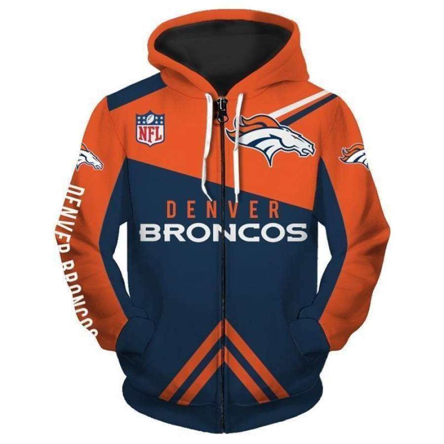 Denver Broncos Hoodie 3D Style916 All Over Printed