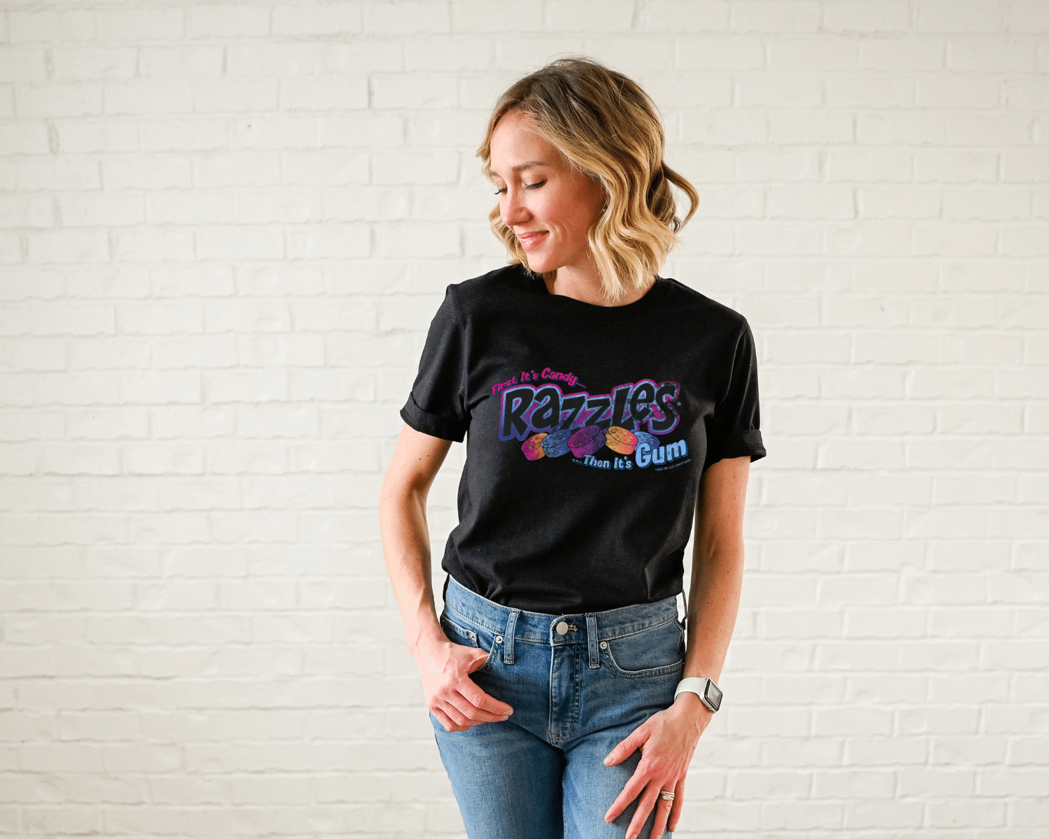 Retro Razzles Logo Tee | First, It’S Candy…Then, It’S Gum! Shirt