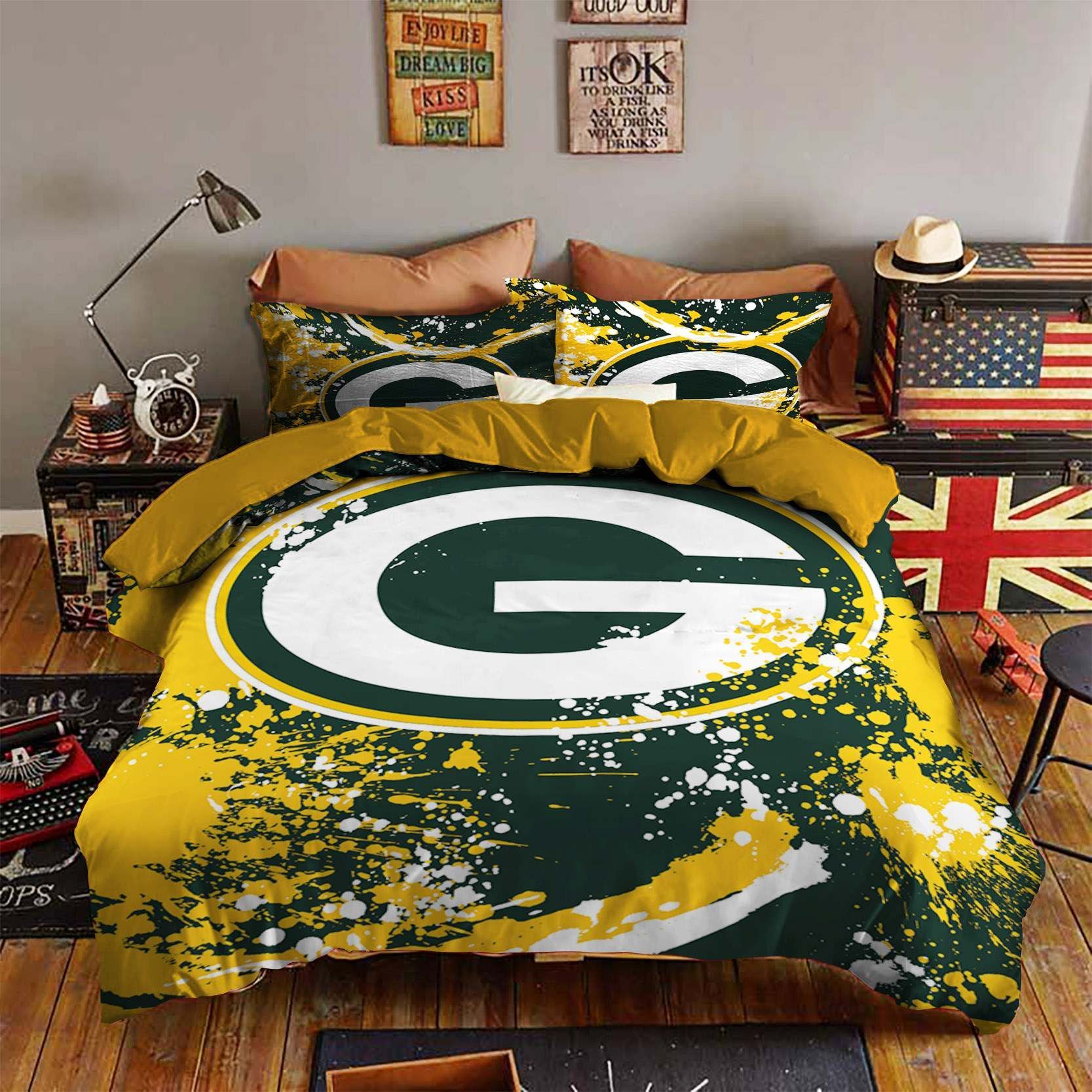 packers duvet cover