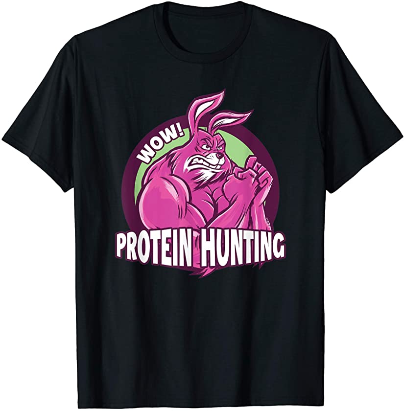 Easter Bunny Bodybuilding Fitness Gym Happy Easter 2021 T-Shirt