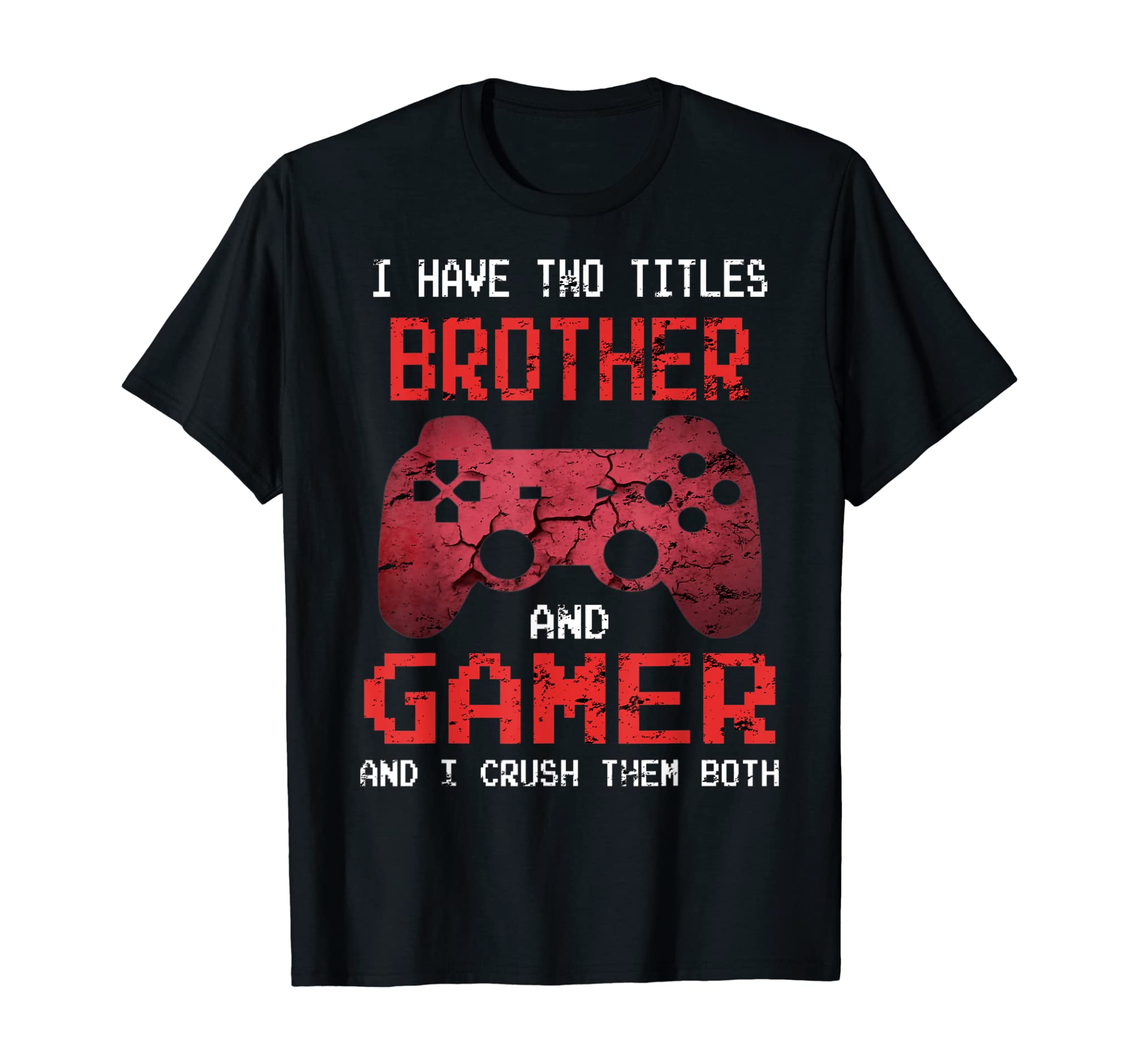 Funny Gamer Vintage Video Games Gift For Boys Brother Son T-Shirt