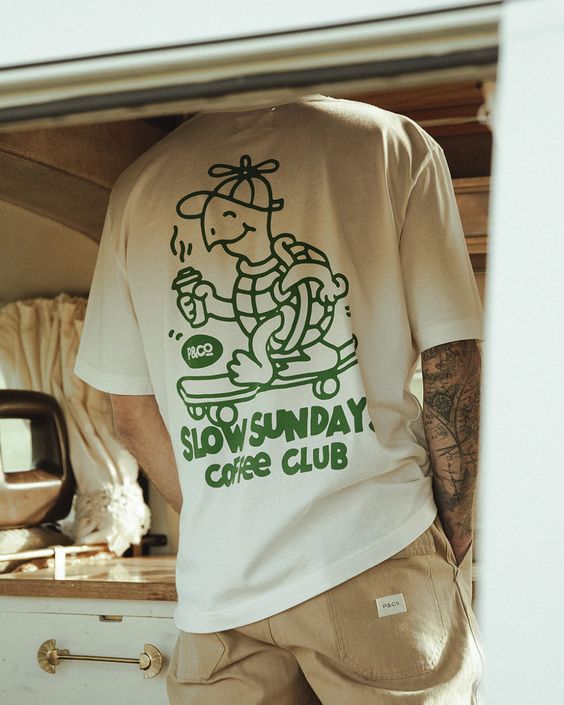 Slow Sundays Coffee Club T Shirt