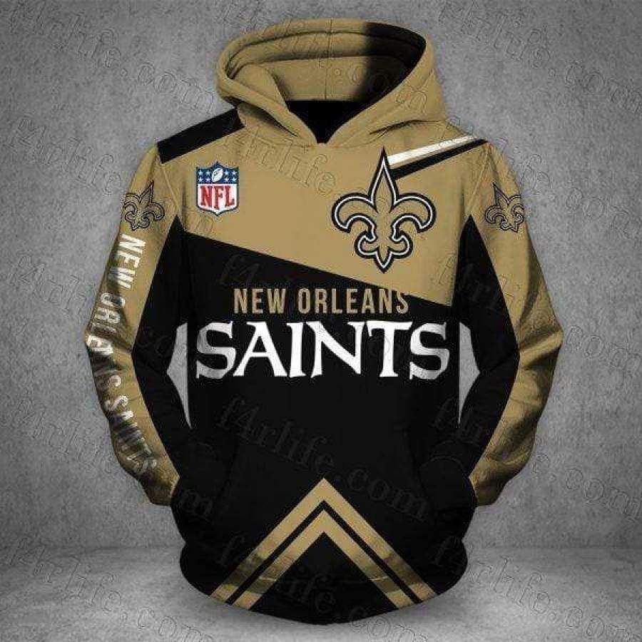 New Orleans Saints Hoodie 3D Style890 All Over Printed