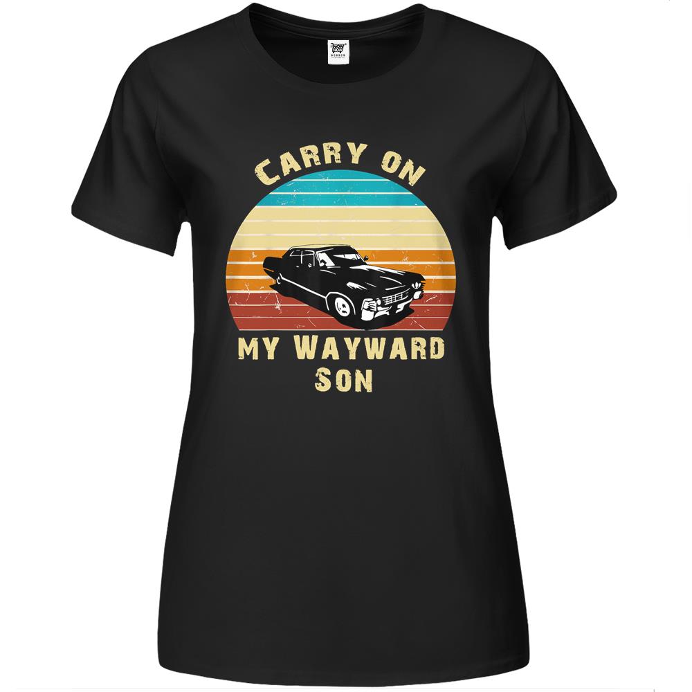 Carry On My Wayward Son Vintage Premium Womens Tshirts