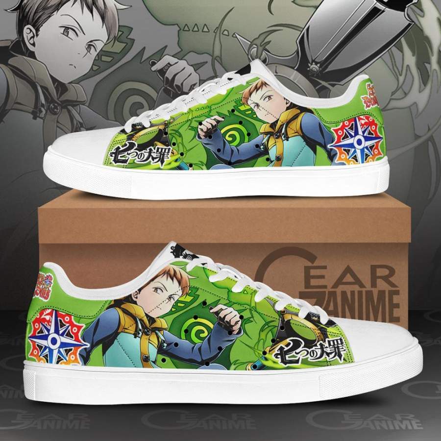 King Skate Shoes The Seven Deadly Sins Anime Custom Sneakers PN10