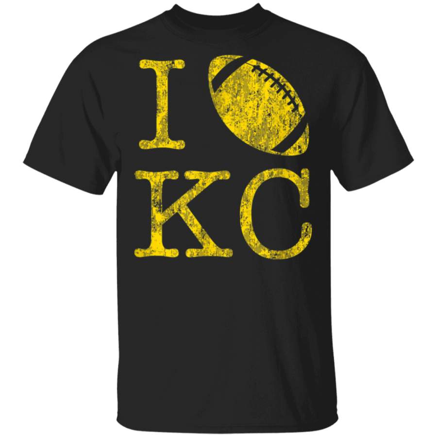 Vintage Sunday Funday TShirt I Love Kansas City Football Tee