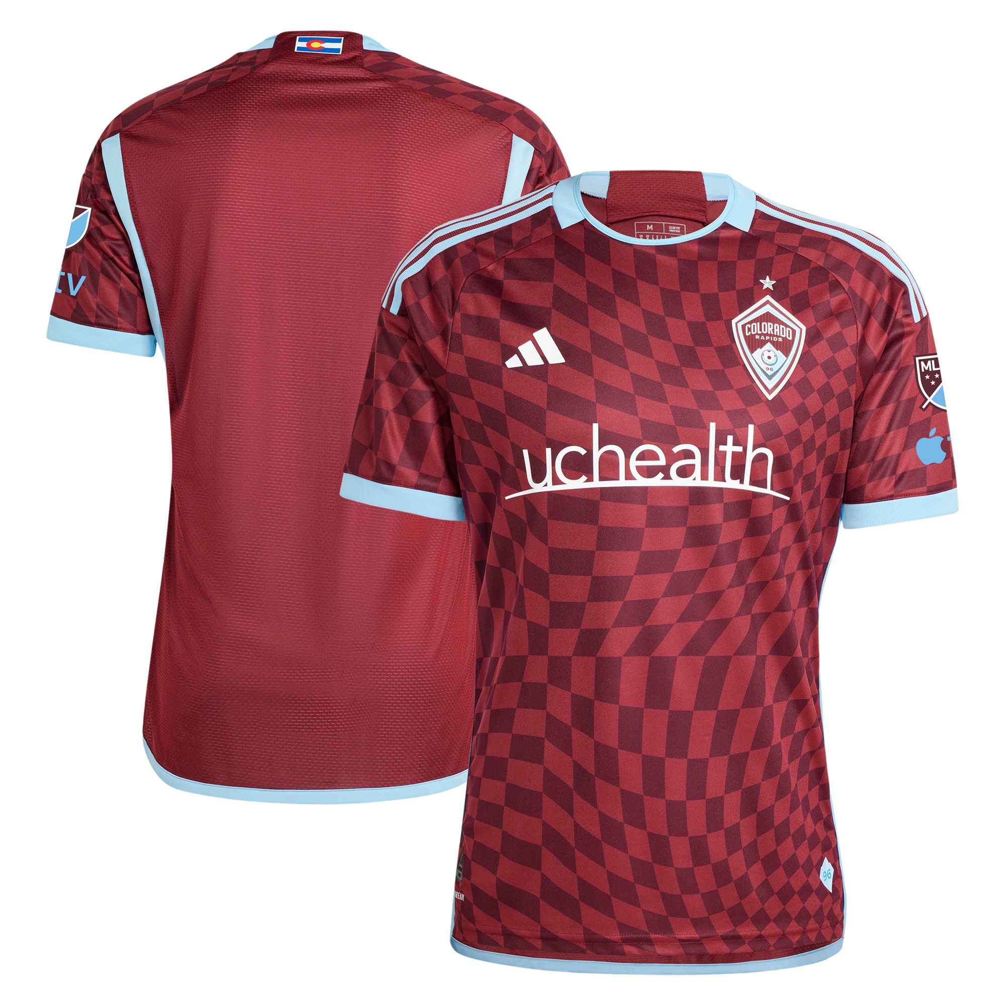 Colorado Rapids 2024 One Flag Kit Authentic Jersey – Burgundy