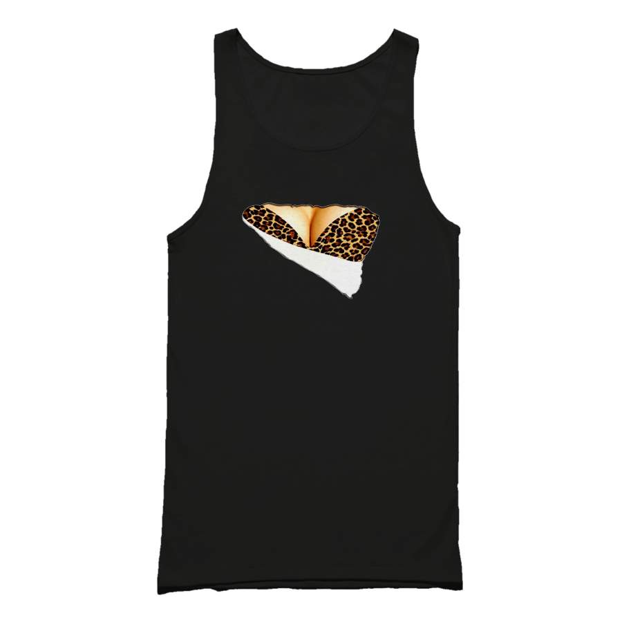 3d Funny Fake Naked Big Chest Bra Leopard Boob Cheetah Tank Top