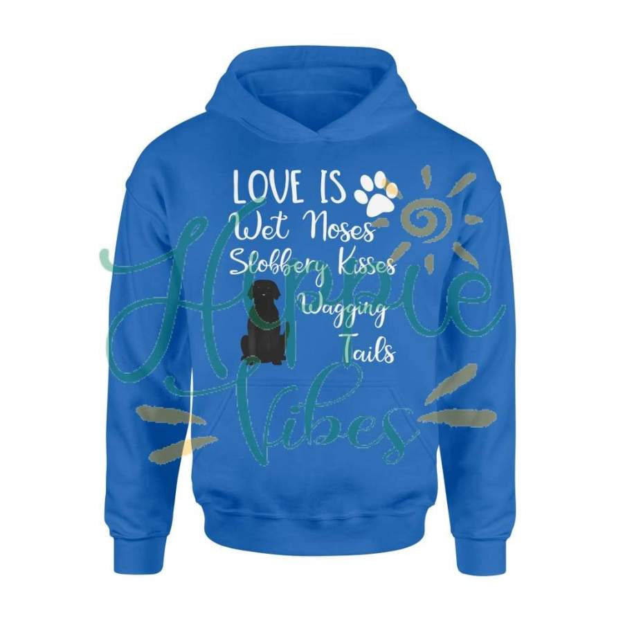 Dog gift idea Black Labrador Retriever Love My Puppy Saying Quotes T-Shirt – Standard Hoodie