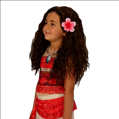 3pcs Kids Movie Princess Moana Coslay Costume +wig Maui Princess Cosplay Costume Children Christmas Costumes Party Dress alx