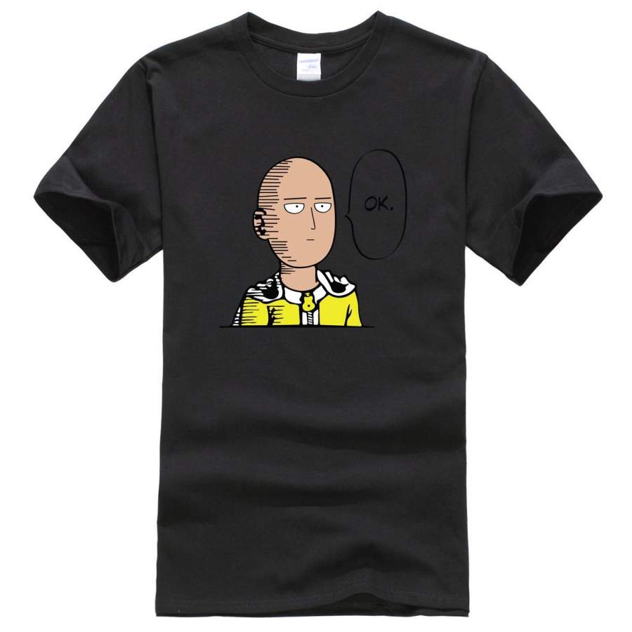 2019 summer T-shirt One Punch Man Hero Saitama Oppai anime cartoon men’s T-shirts cotton hot t shirt men kpop brand clothing top