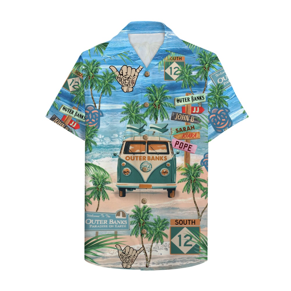 Outer Banks Hawaii Aloha Shirt Ha4802