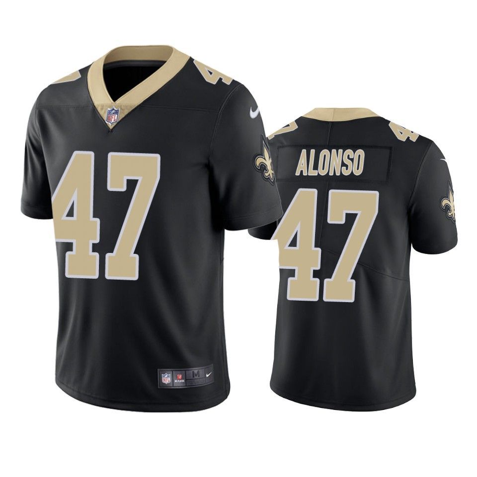 New Orleans Saints Kiko Alonso Vapor Untouchable Limited Black Mens Jersey