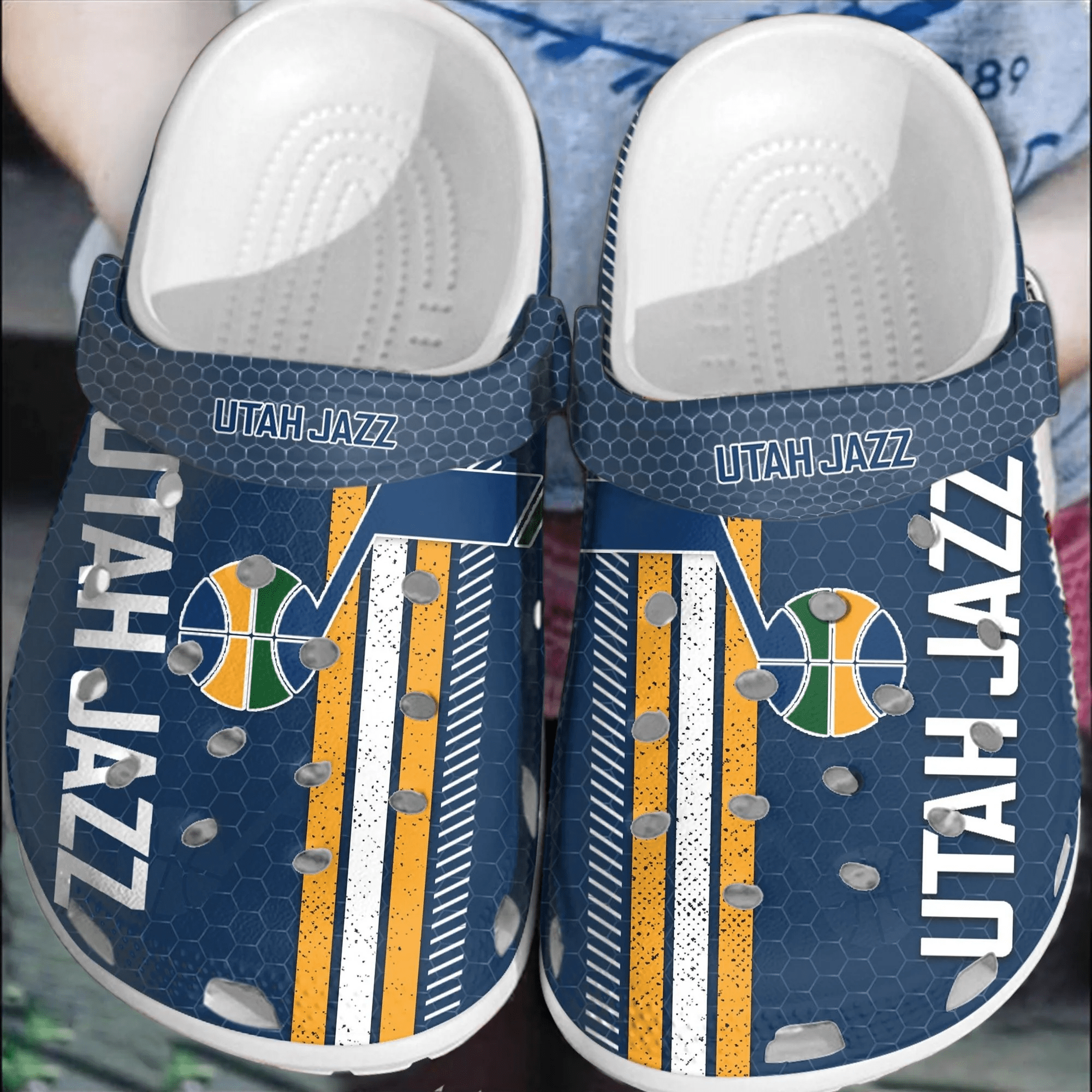 Utah Jazz Basketball Clogs Crocband Crocss Shoes Comfortable For Men Women