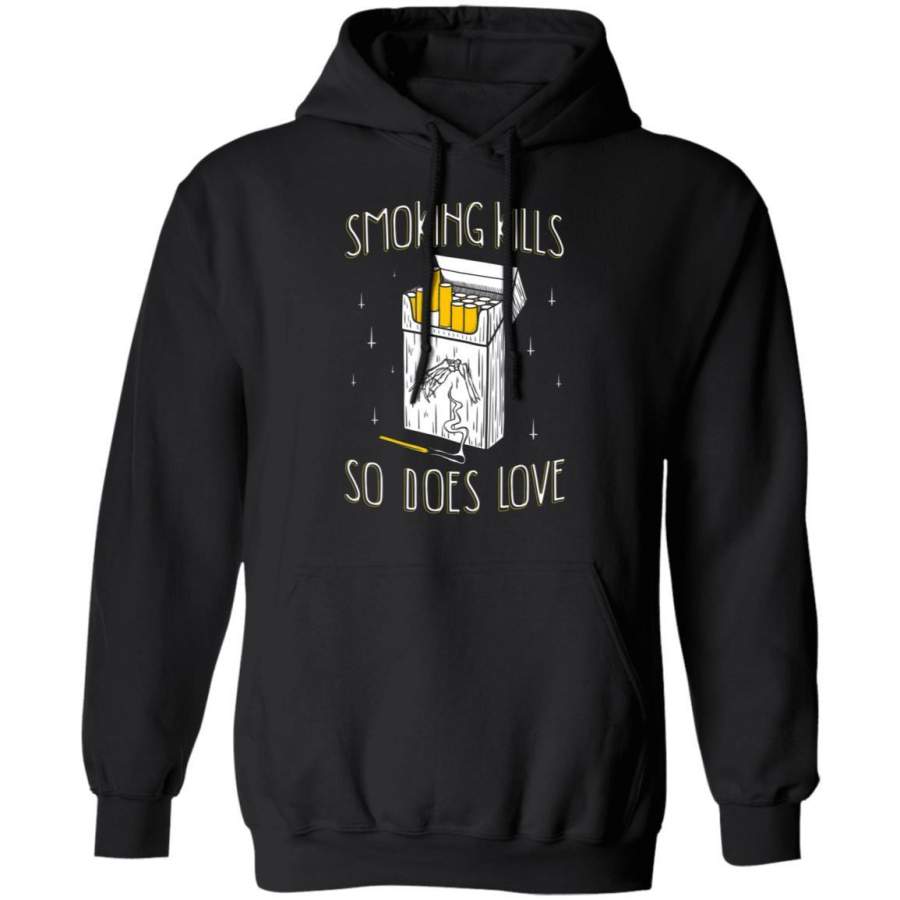 Smoking Kills So Does Love Aesthetic Grunge Top Hoodie