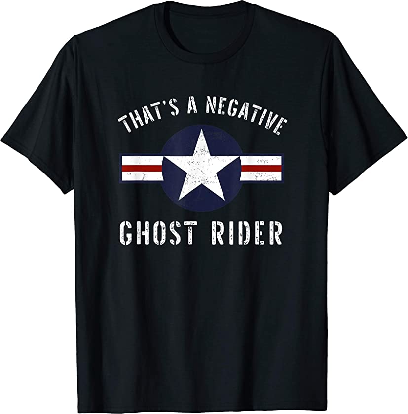 Vintage USAF That’s A Negative Ghost Rider T-Shirt