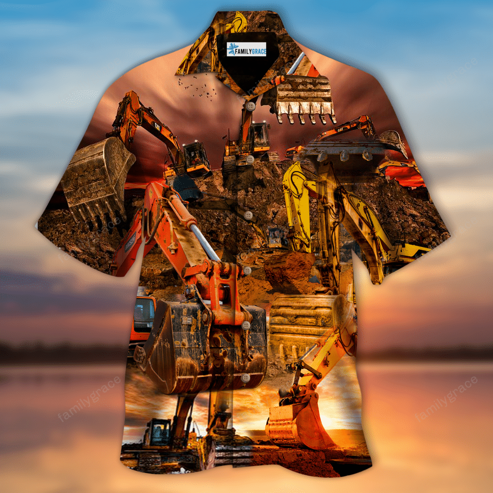 Your Hole Is My Goal Excavator Hawaiian Shirt Ht290406