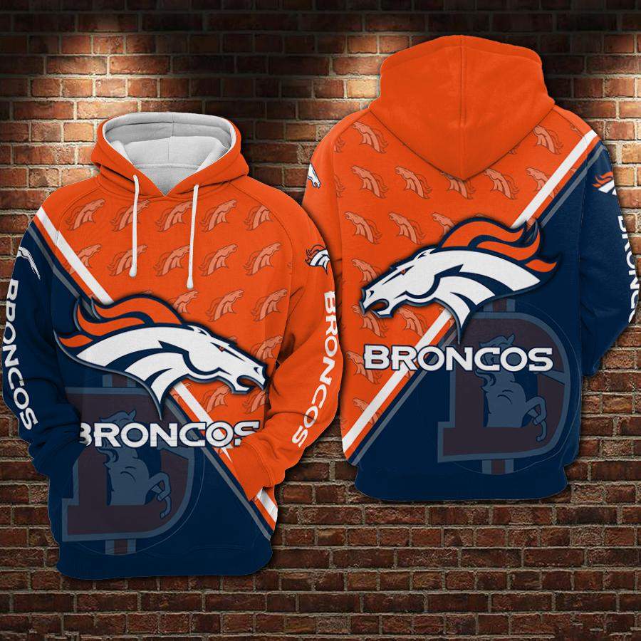 Denver Broncos Hoodie 3D Style2230 All Over Printed