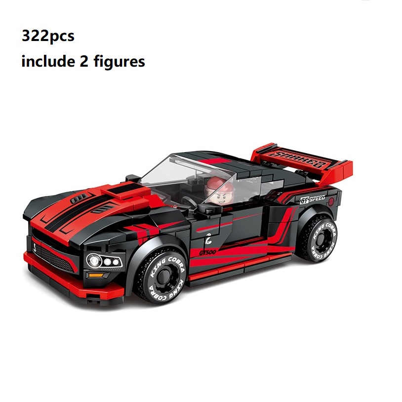 City Speed Champions Pull-Back Vehicles Racing Sports Car Model DIY MOC Building Blocks Driver Figures Toys for Kids Boys Gifts alx