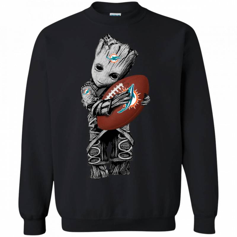 Miami Dolphins Football Groot I Am Guardians Of The Galaxy Hoodies Sweatshirts T shirts