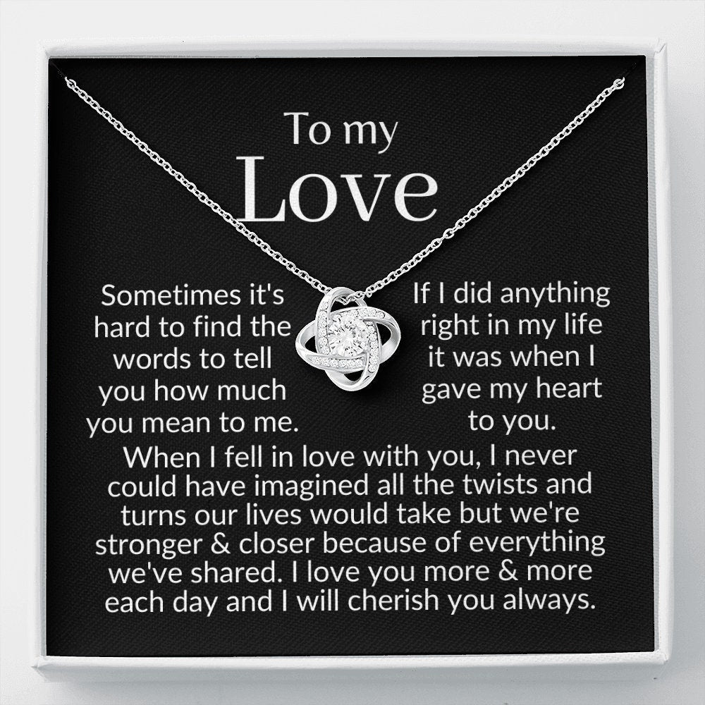 To My Other Half Necklace, To My Wife Necklace, One And Only Necklace, Sweetheart Necklace, To My Queen Necklace, Romantic Necklace For Wife