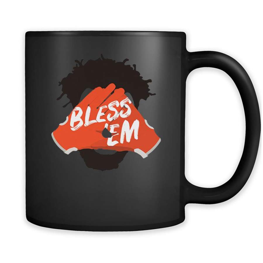 Bless ‘Em Browns Football Vintage – Full-Wrap Coffee Black Mug