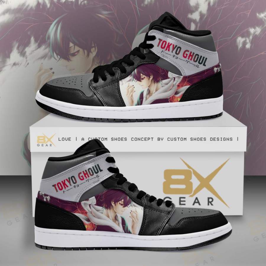 Tokyo Ghoul Jordan Sneakers Ayato Kirishima Men Shoes VMJS101