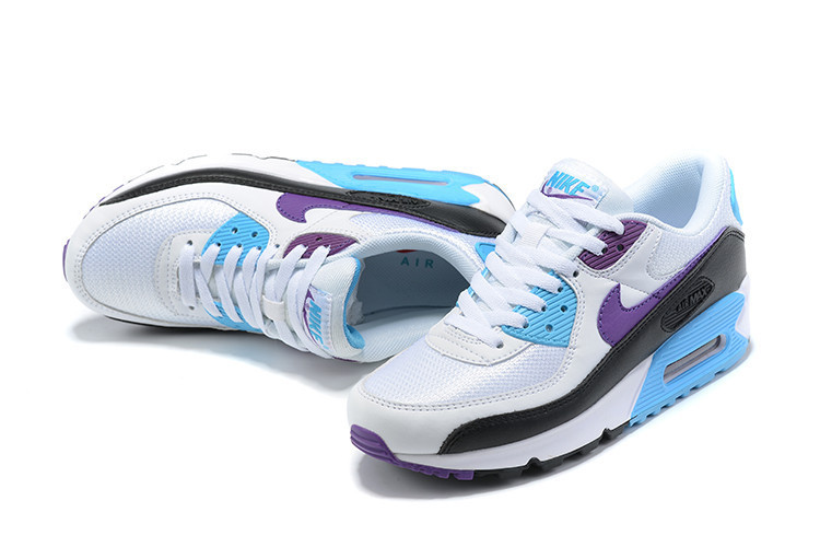 Nike Air Max 90 Premium ‘Lagoon Blue’ Women Shoes Sneakers SNK358426777