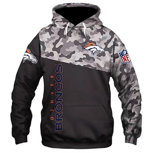 Denver Broncos 28 Unisex 3D Hoodie Gift For Fans