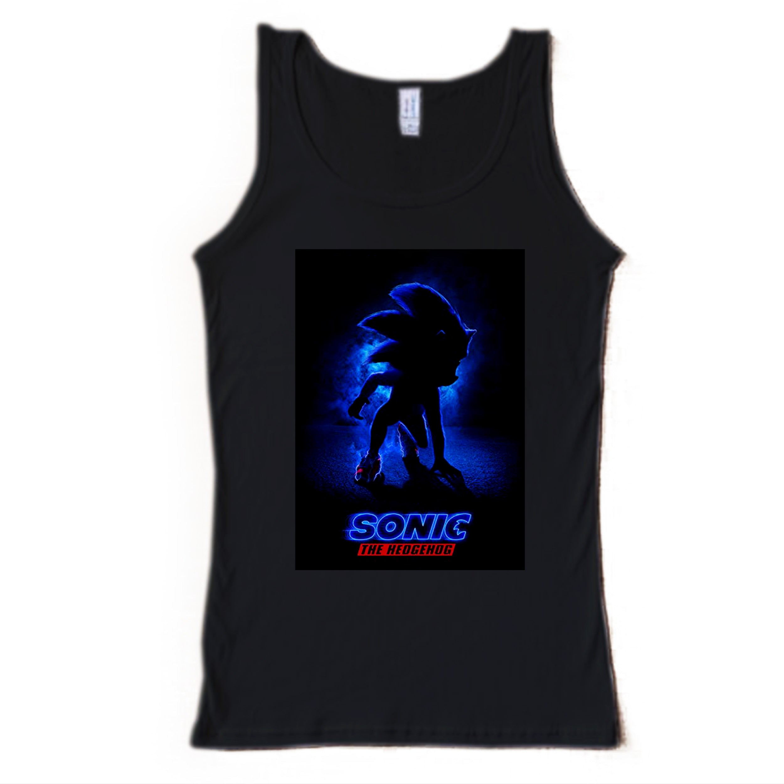 Sonic The Hedgehog Shadow Poster Men’S Tank Top