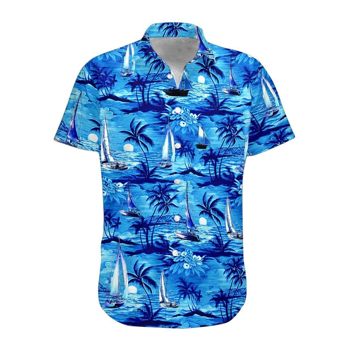 Gearhumans Sailing Hawaiian Shirt Ha86960