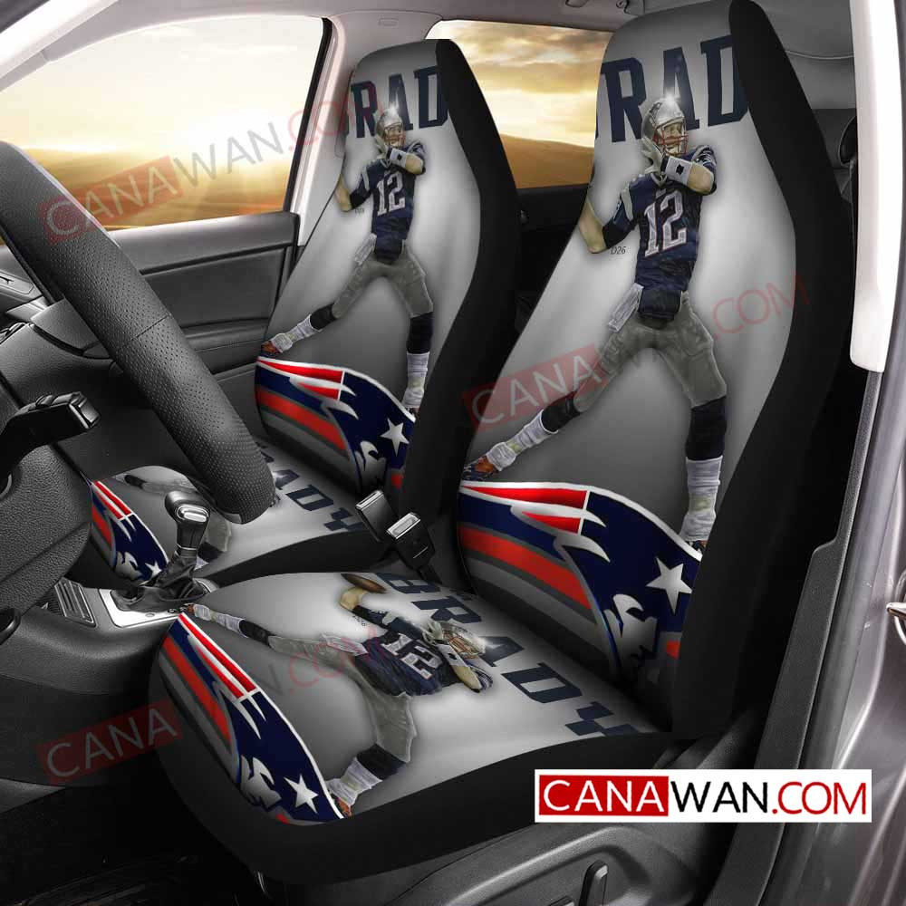 New England Patriots Style157 3D Customized Personalized Car Seat Cover