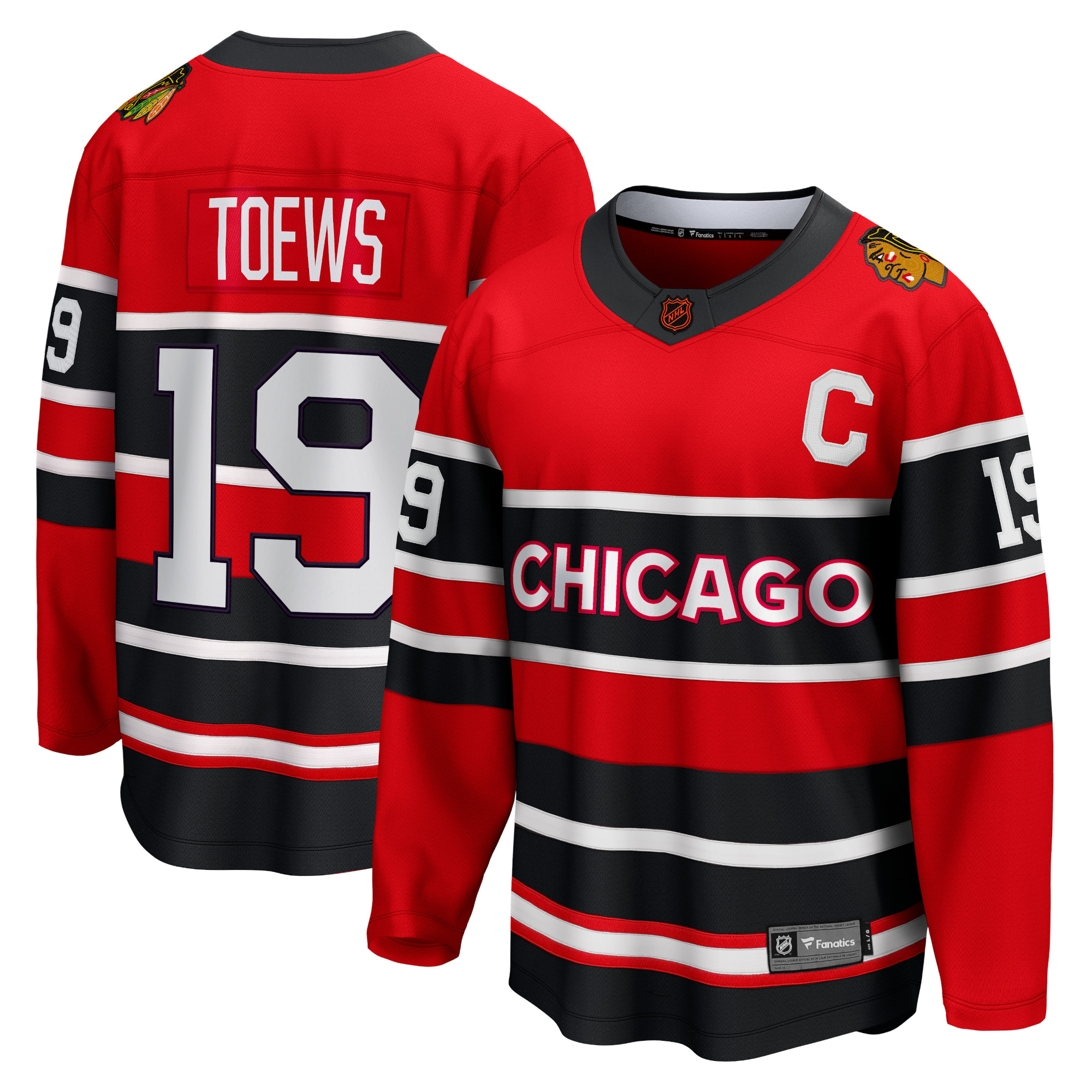 Men's Chicago Blackhawks Jonathan Toews Red Special Edition 2.0 Breakaway Player Jersey