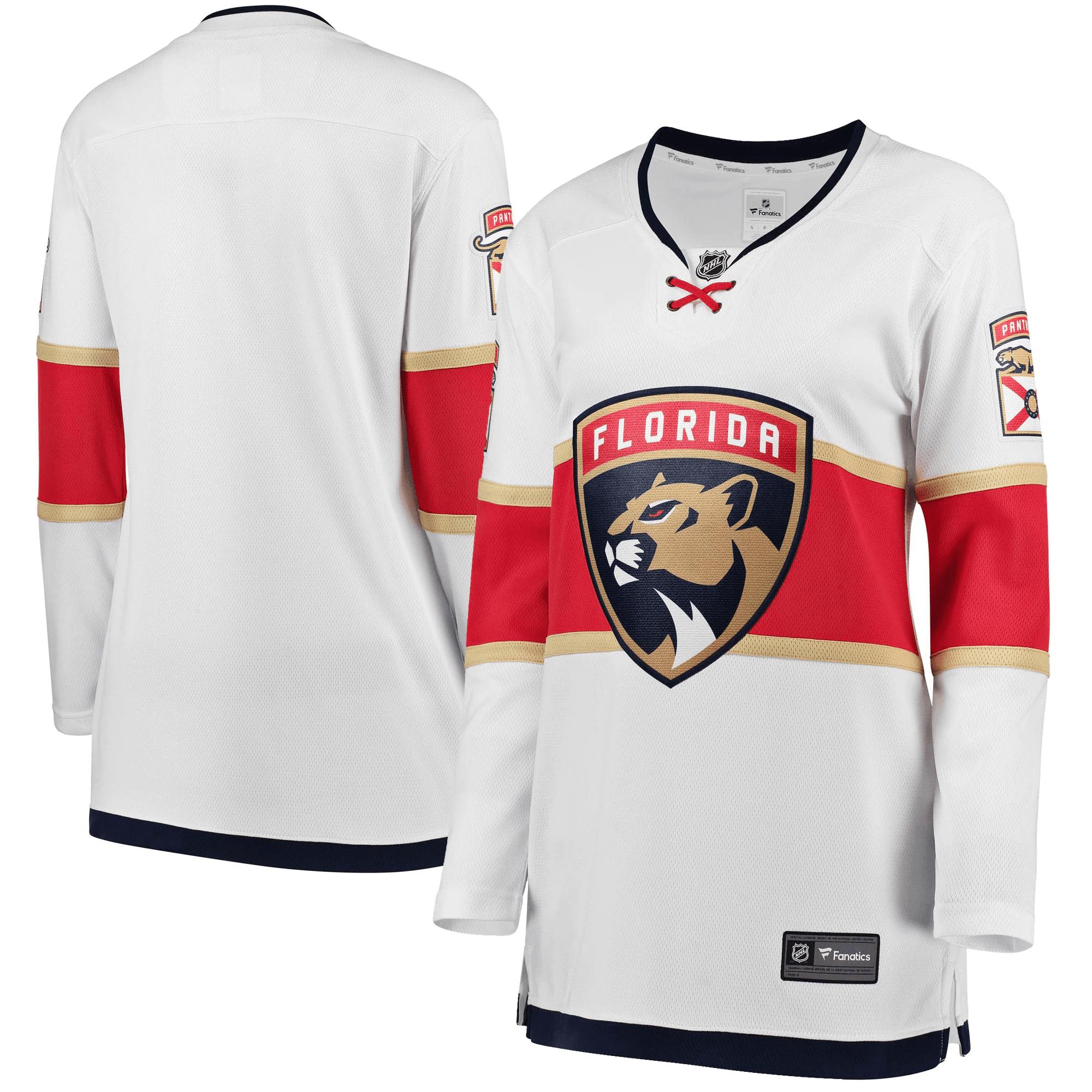 Women’s White Florida Panthers Away Breakaway Jersey Jersey