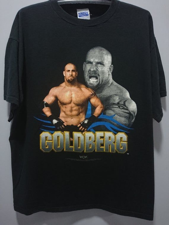 Vintage 1998 Goldberg Shirt Wcw Wwf Wwe Nwo Shirt