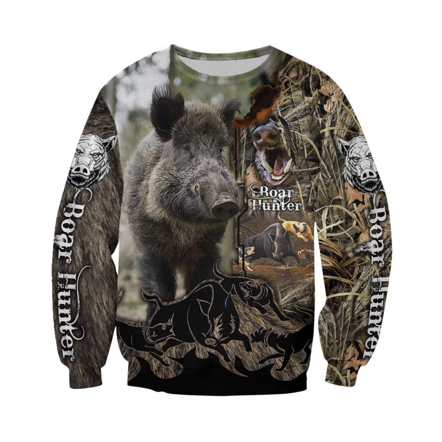 PL436 WILD BOAR 3D ALL OVER PRINTED SHIRTS