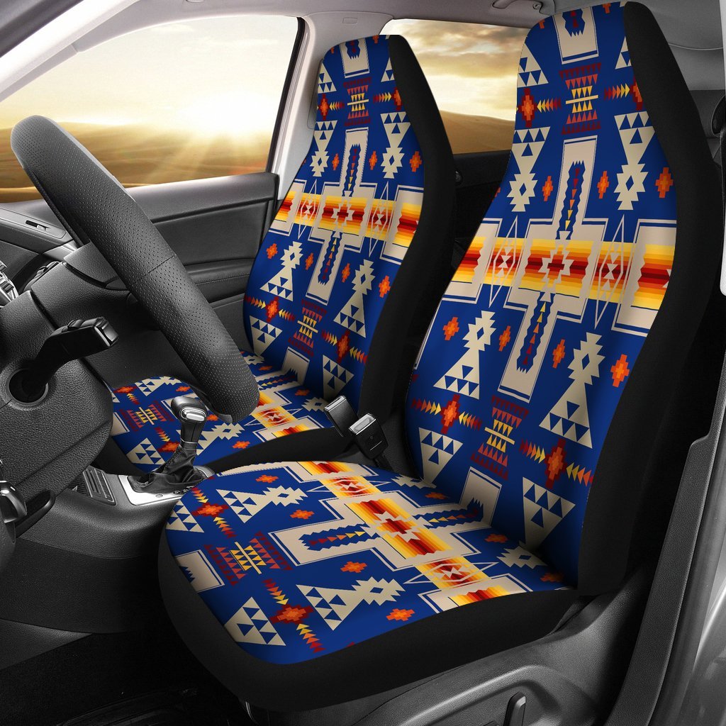 Navy Tribe Design Native American Car Seat Covers - Intercept Inter ...