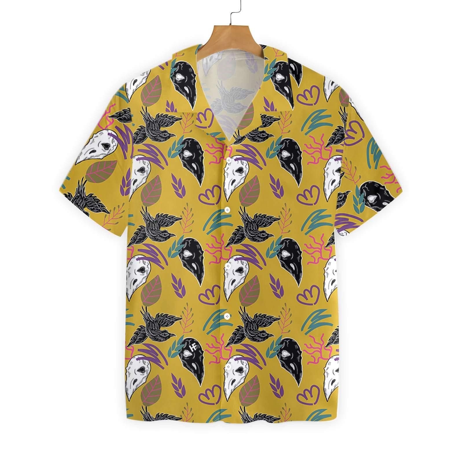 Bird Skull 2710 Hawaii Shirt Ha13038