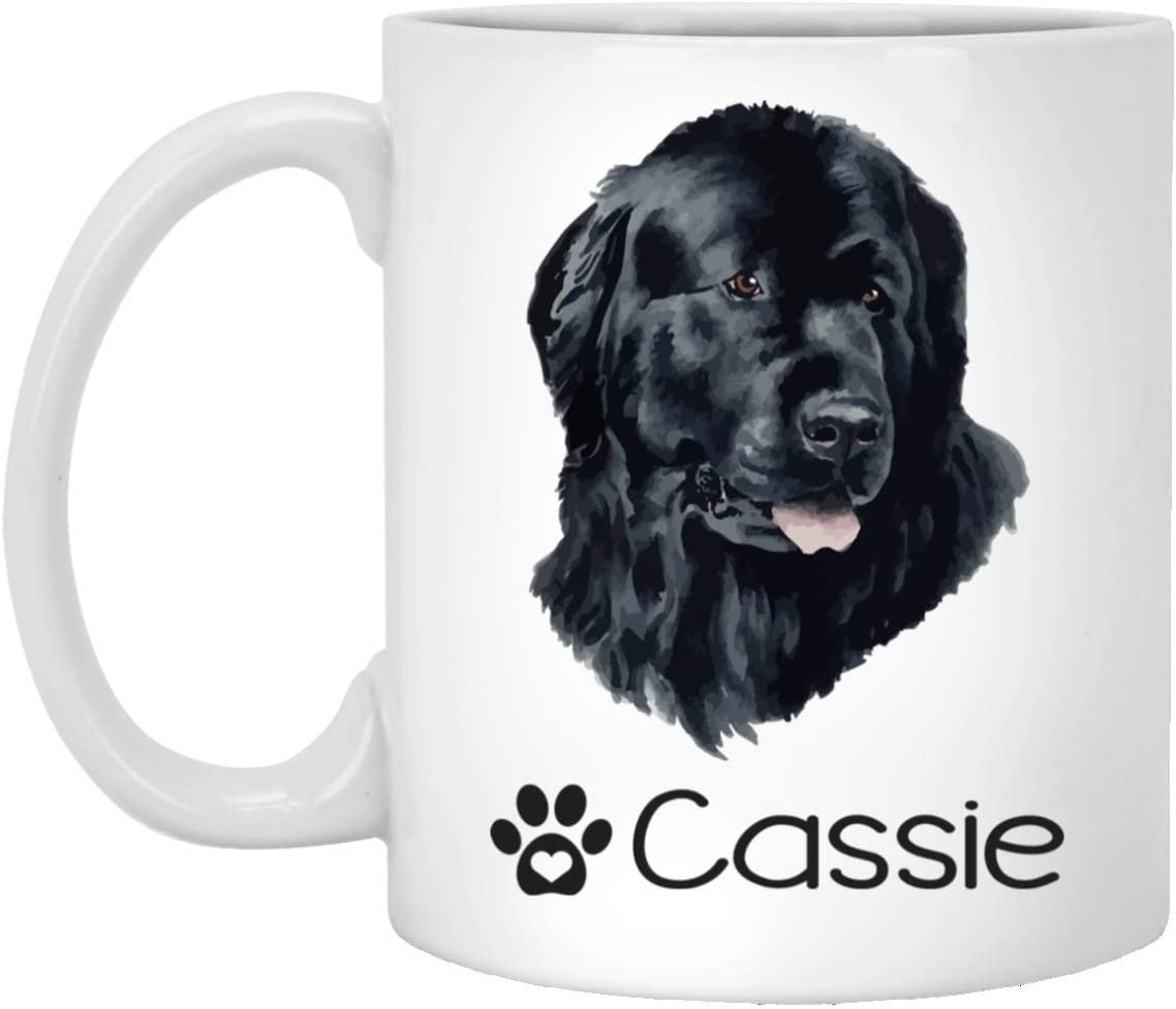 Personalized Newfoundland Dog Mug – Pet Owner Gifts For Women – Gifts For Dog Lover – Newfoundland Mom Dad Mugs – Dog Cups 11Oz