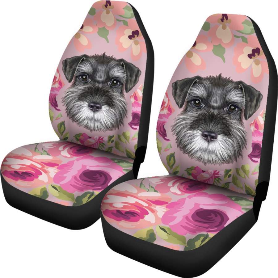 Schnauzer Puppy Car Seat Covers-Clearance