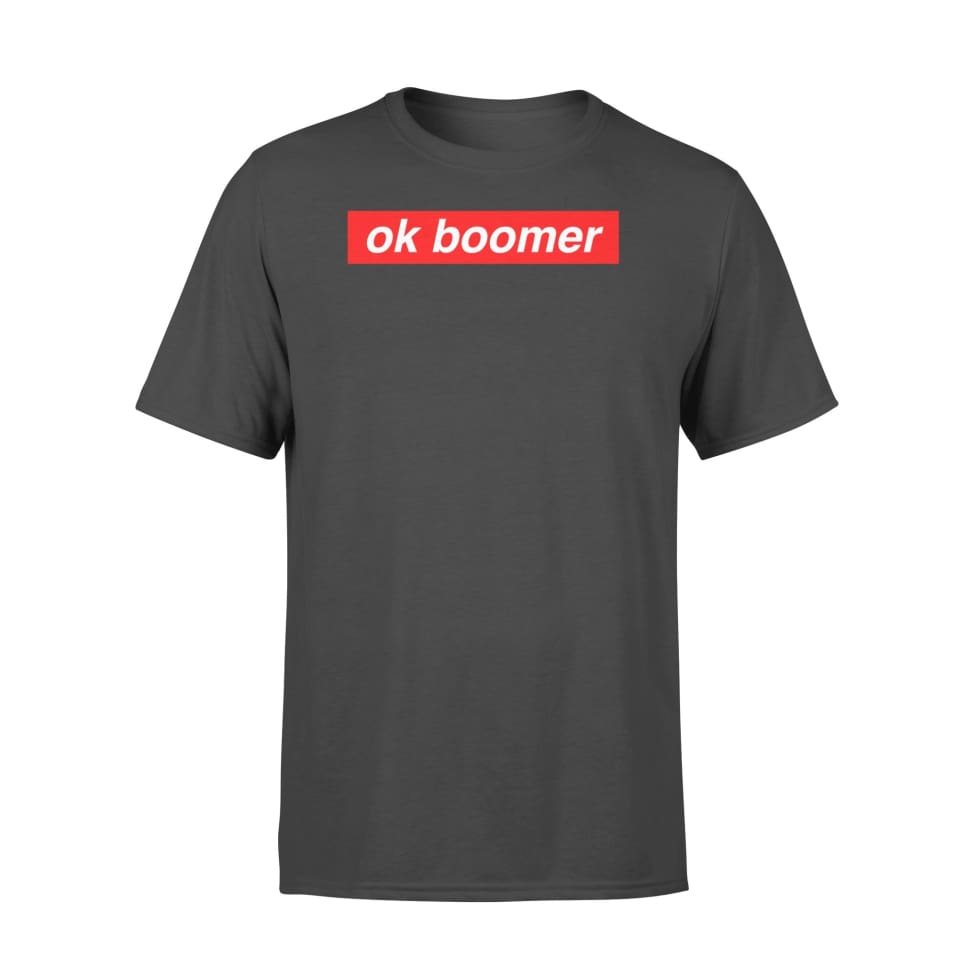 Ok Boomer Red Box Funny Trendy Meme Gen Z Christmas Gift Unisex T-Shirt Hoodie Sweatshirt Plus Size S-5Xl