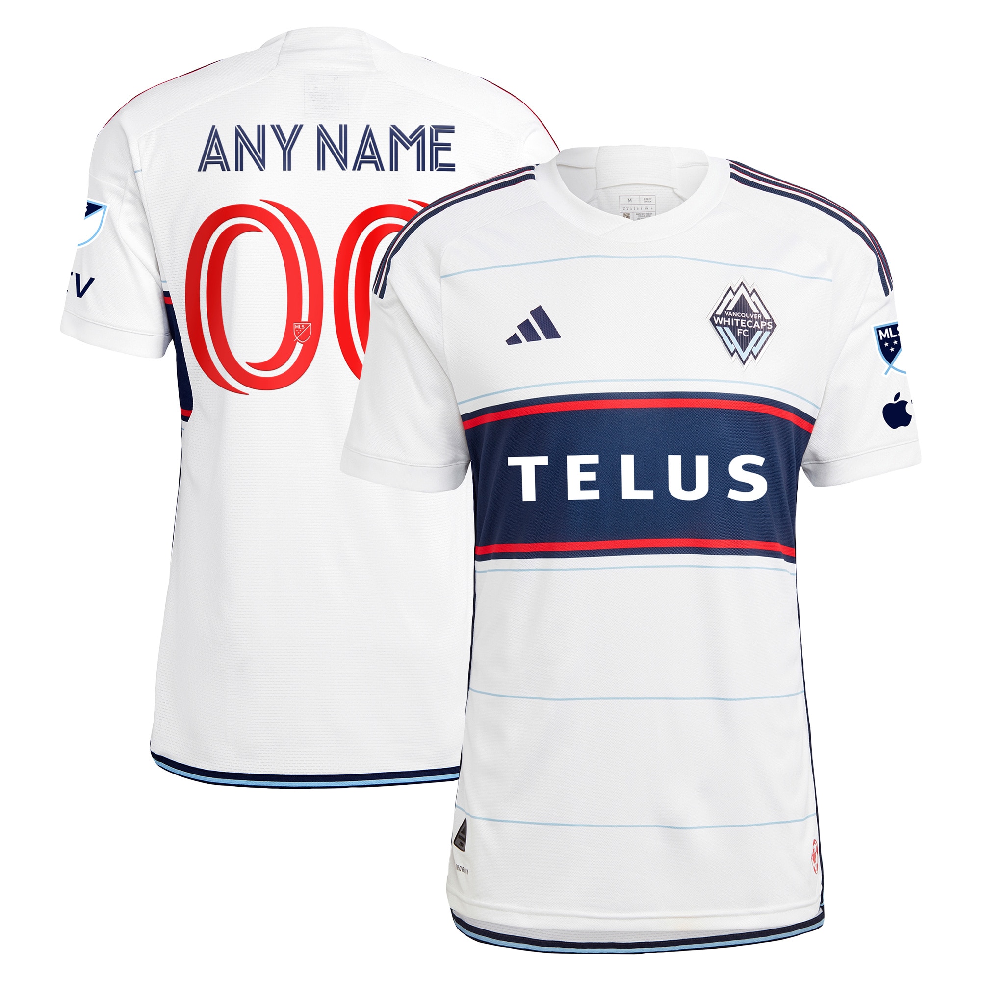 Vancouver Whitecaps FC 2023 Bloodlines Authentic Custom Jersey – White