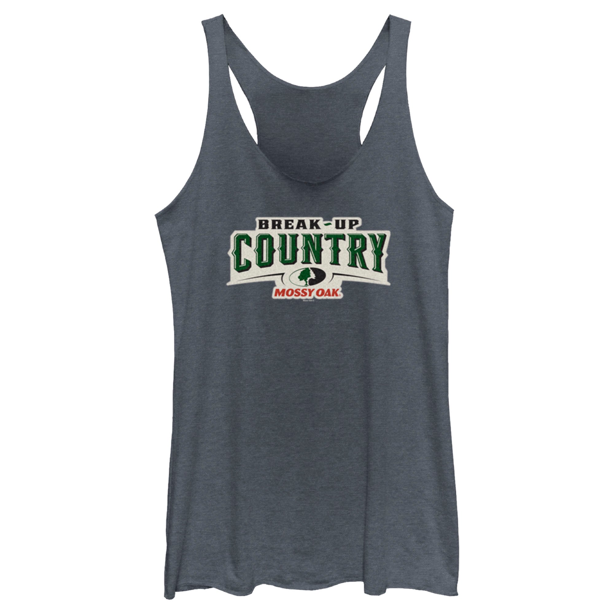 Women’S Mossy Oak Break-Up Country Logo Racerback Tank Top