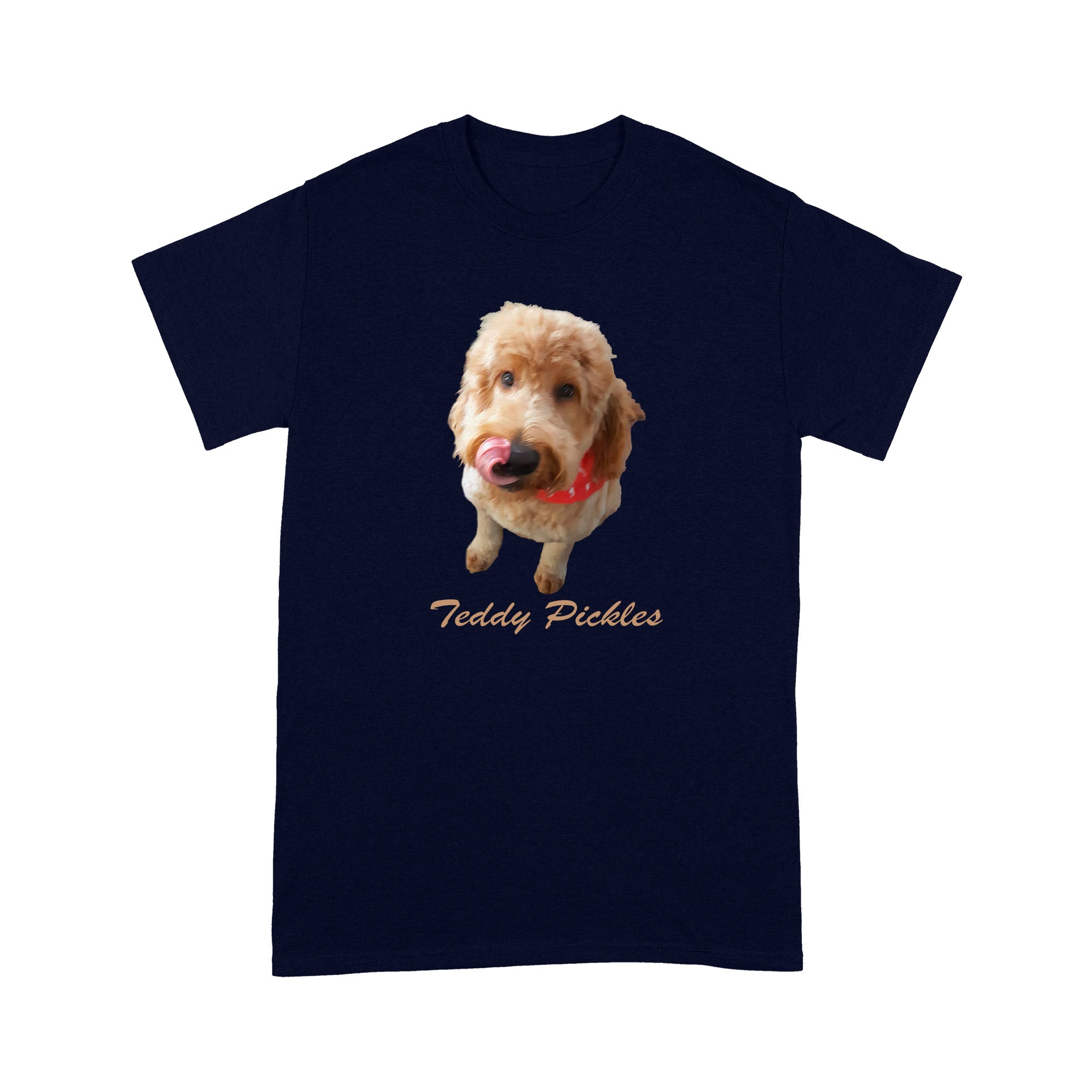 Teddy Pickles –  Custom Illustrated Pet Personalized – T- Shirt