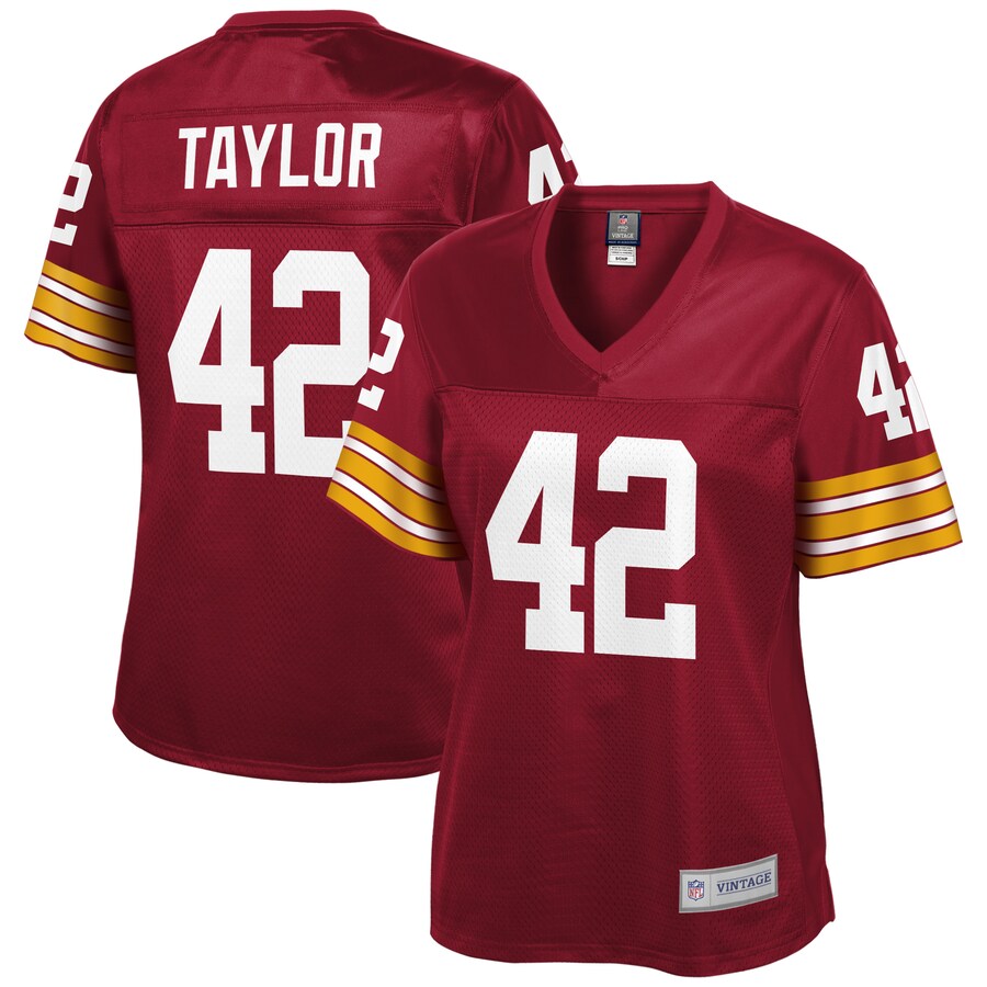 Charley Taylor Washington Redskins NFL Pro Line Womens Retired Player Jersey – Burgundy