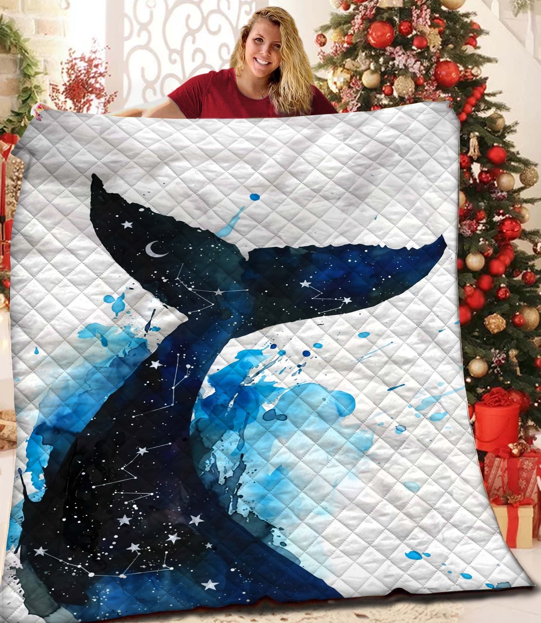 Whale Jfj14832 3D Customized Quilt Camli2707